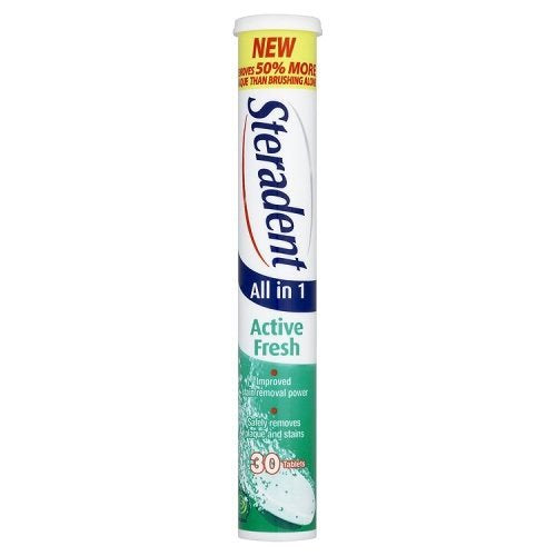 Steradent Active Fresh 30 Tablets Steradent Active Fresh 30 Tablets